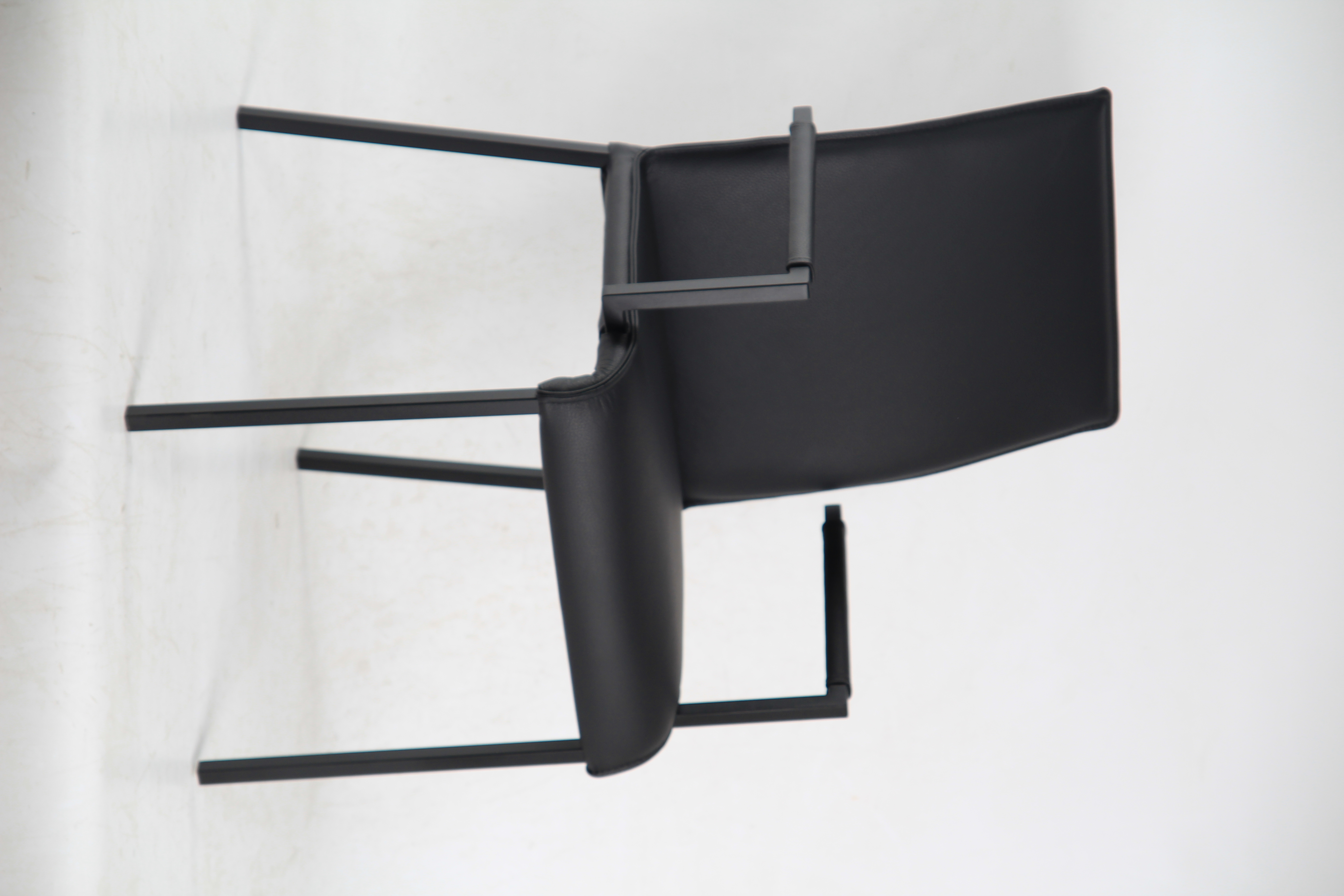 Armlehnenstuhl mit Stahlfüße - 2er Set